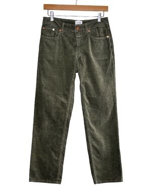 Closed Olive Green Corduroy Pants
